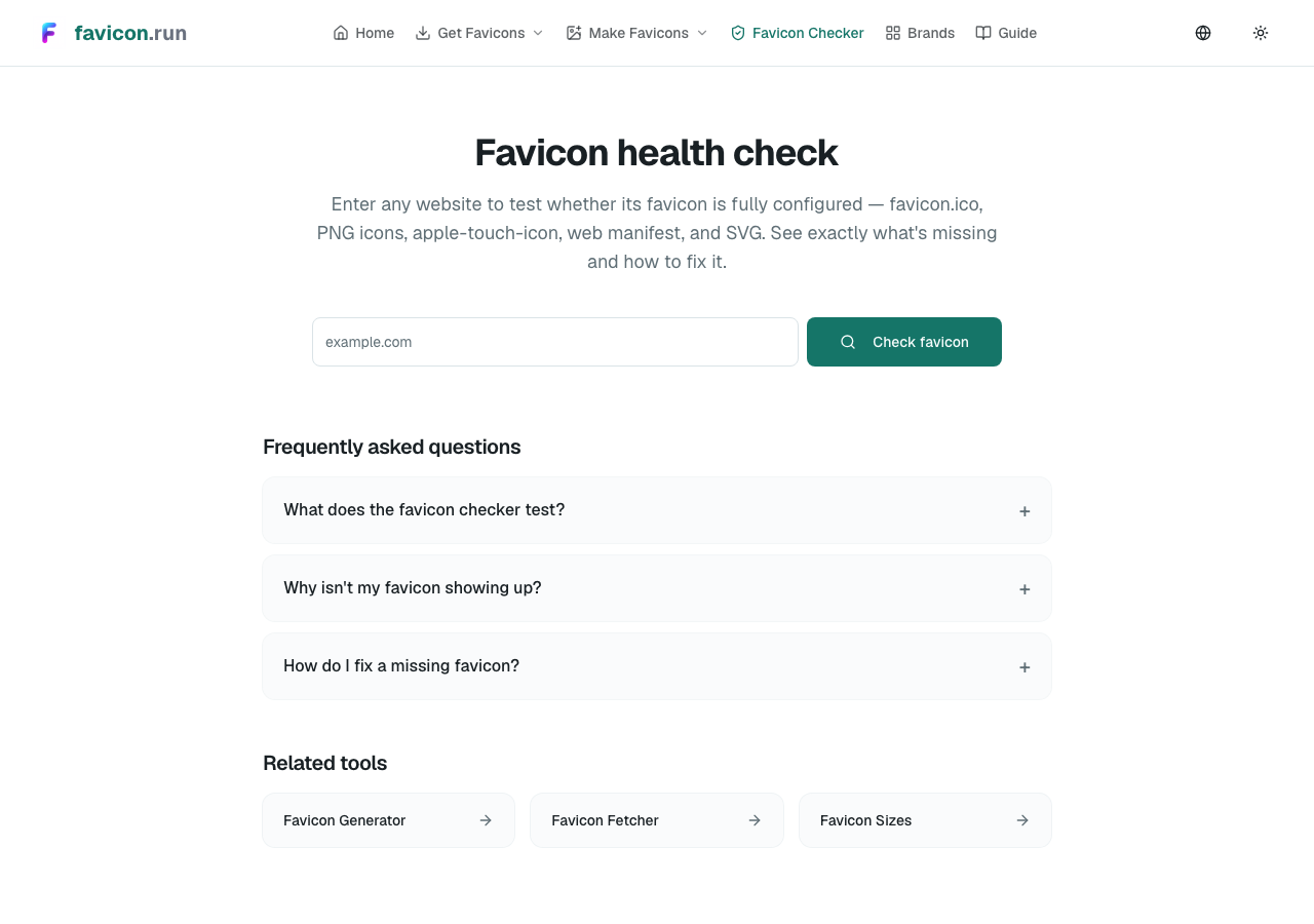 Favicon Checker